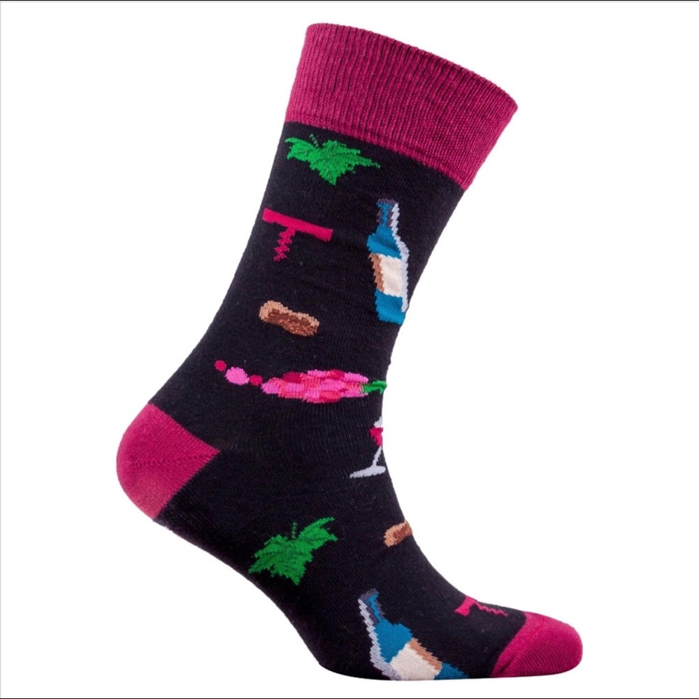 🔥🔥 NEW novelty socks in wine design
